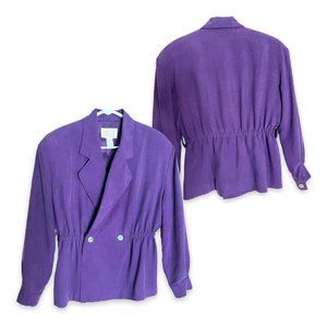 Petit Sophisticate Collection Vintage Purple Blazer Women's, Women's jacket